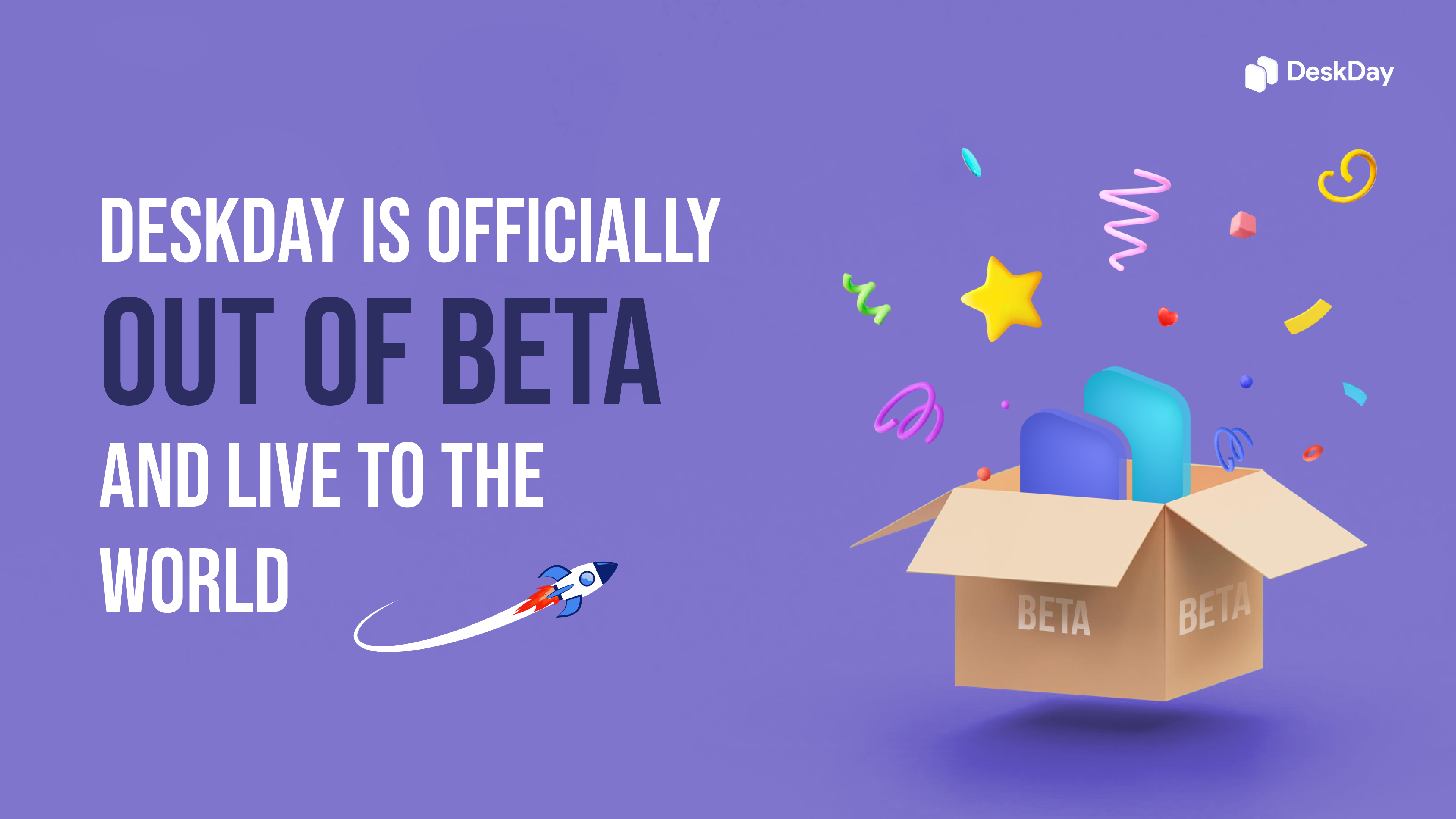 DeskDay is Now Officially Out of Beta – Thank You for Being Part of Our Journey!