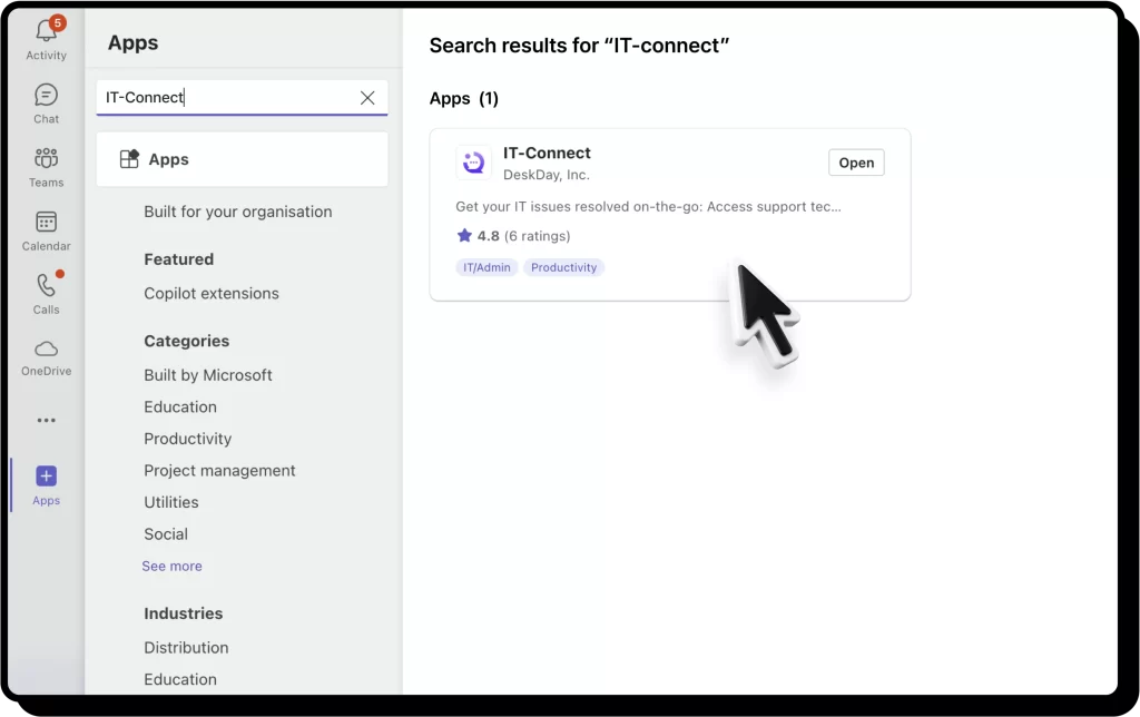 Add the IT-Connect application