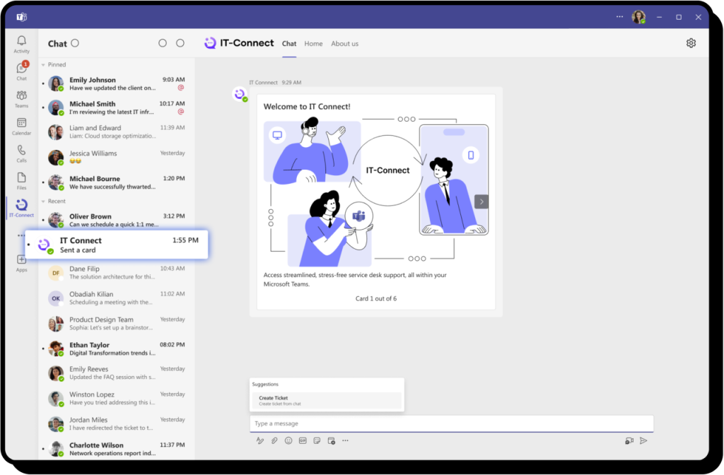 IT-Connect enables Microsoft Teams ticketing for MSPs by DeskDay