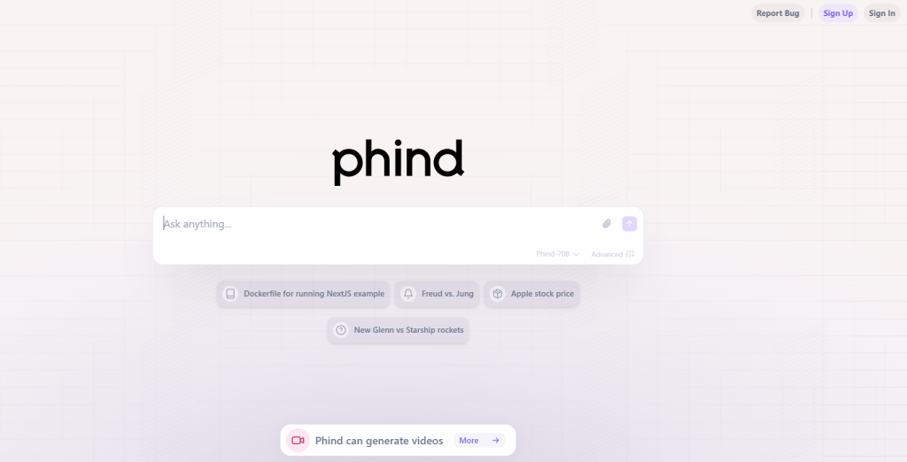 Phind Search