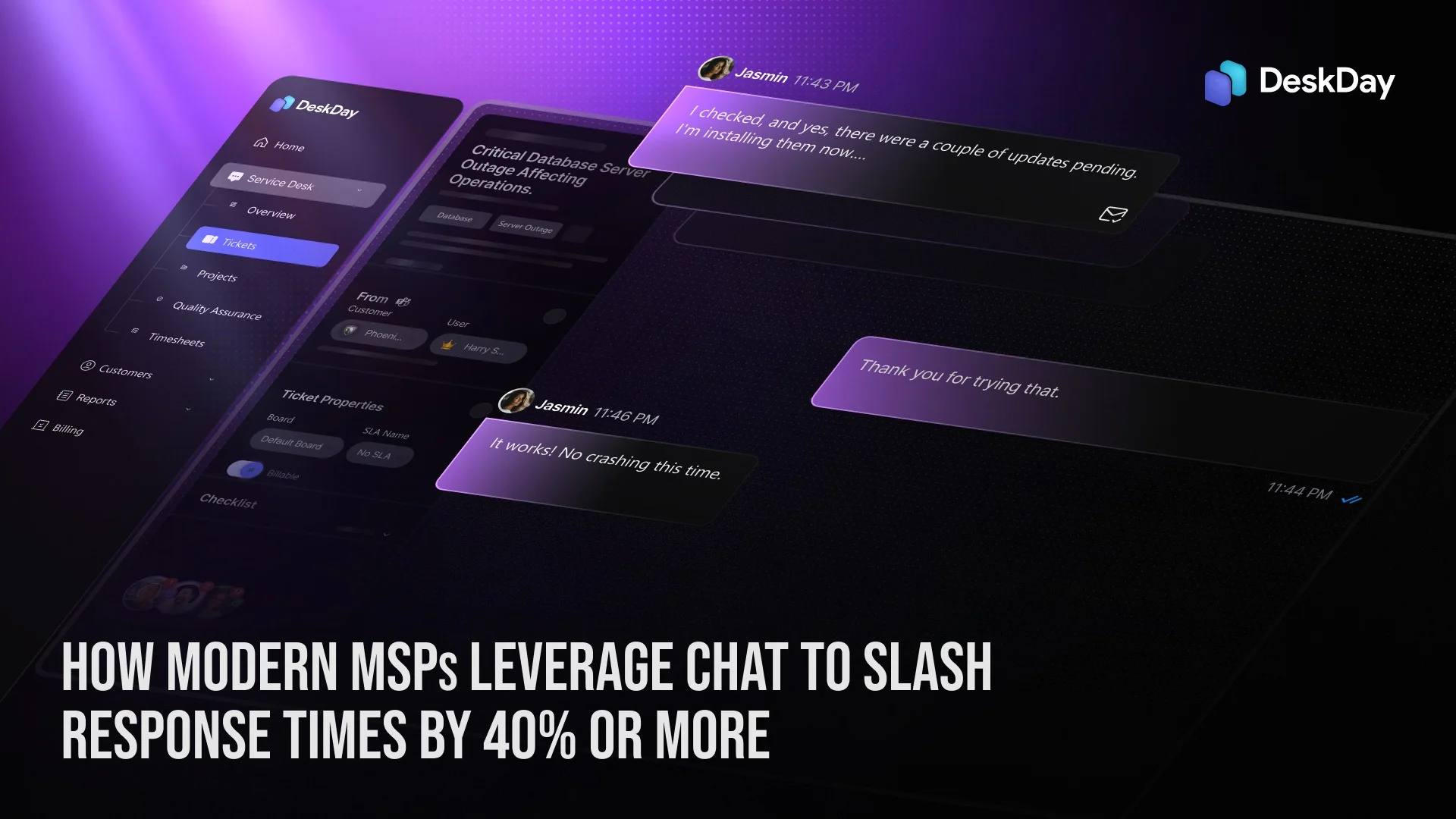 How Modern MSPs Leverage Chat to Slash Response Times by 40% or More
