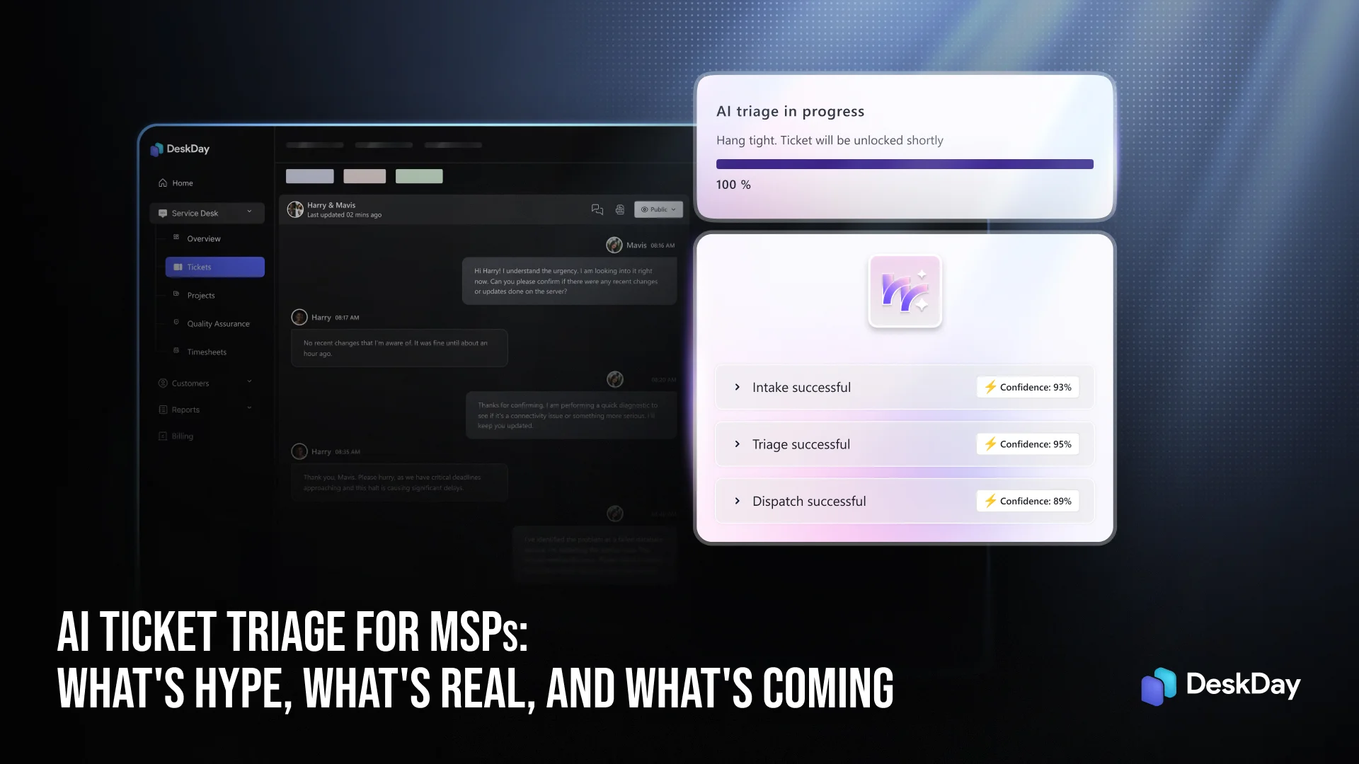 AI Ticket Triage for MSPs